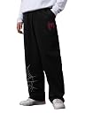 The Souled Store Spider-Man: Wallcrawler Men and Boys Elastic Waistband Black Embroidered Cotton Blend Oversized Fit Lightweight Fleece Korean Joggers gallery image