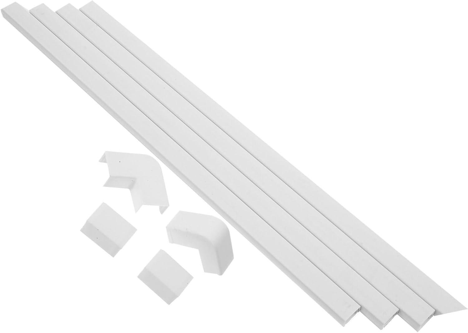 UPKOCH 1set Cable Concealer Cord Hider Easy to Install Wire Channel for Wall for Tv Computer and More