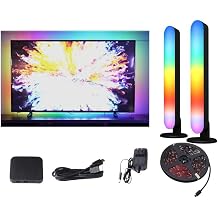 ValueLights | Smart DreamColour RGBIC Wi-Fi TV Backlight, Fits 55-75 inch TVs, Works with Alexa & Google, App Control Music Sync Light Kit | Smart Lighting & Home Tech Improvements Essential [Energy Class E]