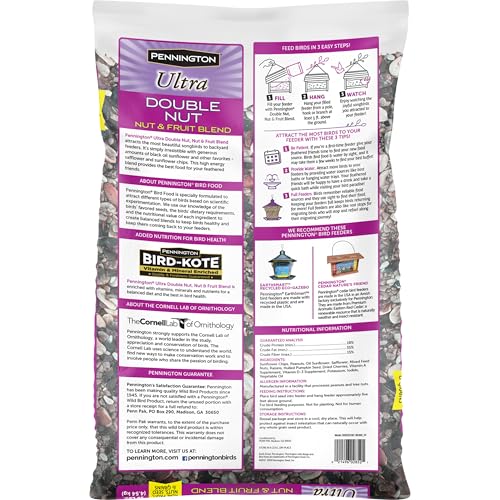 Pennington Ultra Double Nut, Nut & Fruit Blend 10lbs