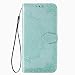 Produktbild Fertuo Hülle für Samsung Galaxy M30S / M21, Handyhülle Leder Flip Case Tasche mit Kartenfach, Magnet und Standfunktion [Mandala Blume Muster] Handy Schutzhülle Ledertasche für Galaxy M30S, Grün