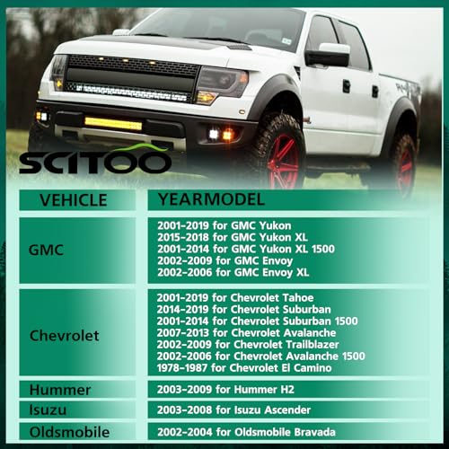 Image of SCITOO 2 inch Rear Leveling lift Kit 2001-2020 for Chevrolet Tahoe | Forged Strut Spacer 1978-2020 for Avalanche 1500 Suburban Trailblazer EXT for GMC Envoy XL Yukon for Hummer H2