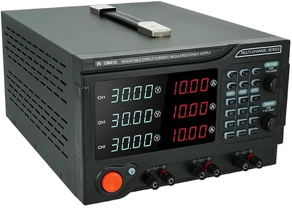 Programmable DC Variable Power Supply Adjustable 3 - Channel Bench DC Power Supply 4 Digits Display 10mV 1mA Resolution with RS-232 Interface (Max. 160V 20A)
