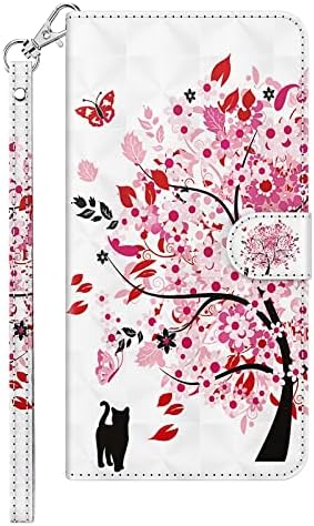 Oppo A16S Case,Oppo A54S / A16 Phone Case,Flip Folio Case PU Leather Phone Cover,Wallet Stand Feature Magnetic Card Holder Slot case,Silicone Bumper Shockproof case For Oppo A16 / A16S / A54S,Marble