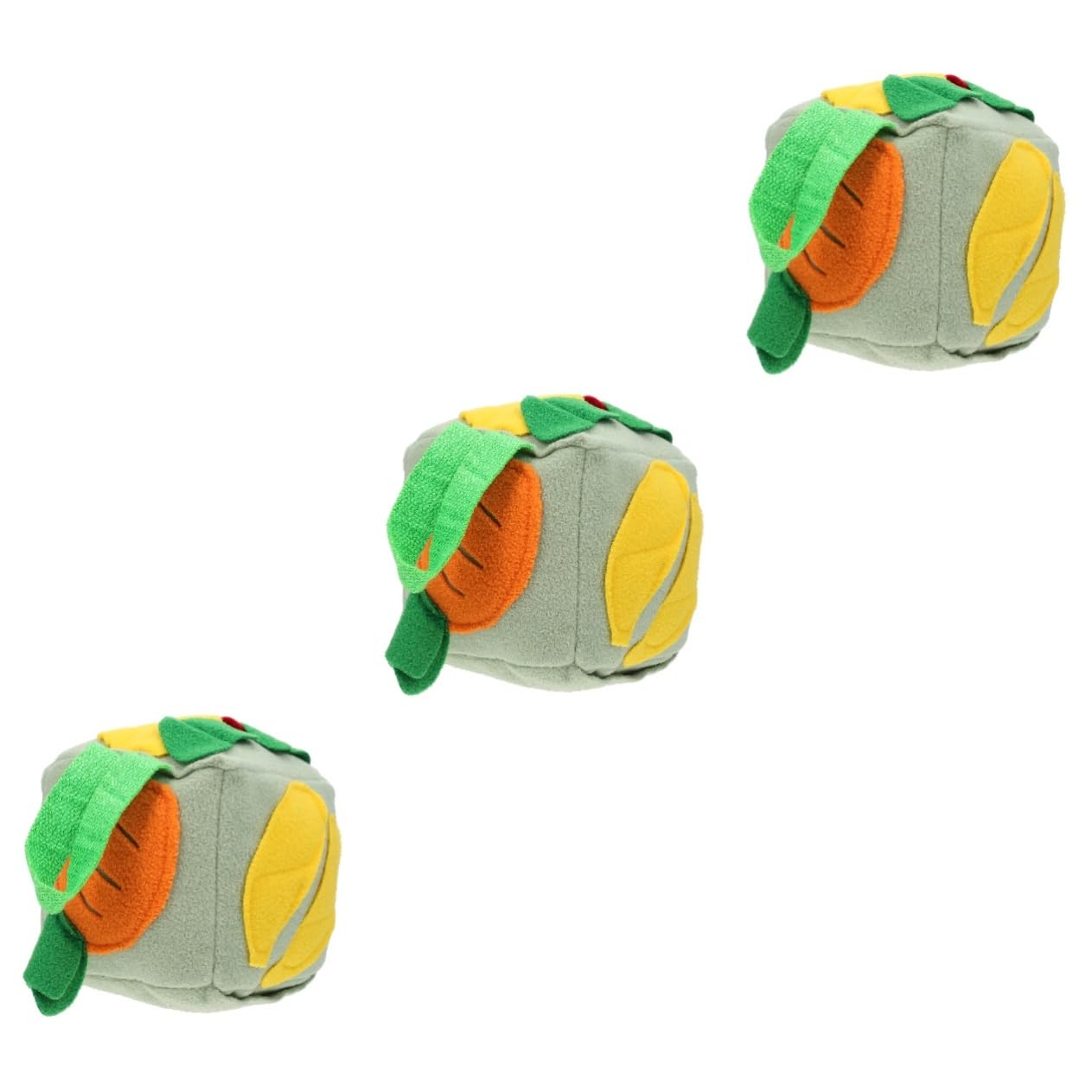 Housoutil 3pezzi Palla Per Cani Snuffle Giocattolo Per Foraging e Addestramento Mat Per Sniffing Con Dispersione Di Cibo Stimola Attività Fisica e Mentale Fresh