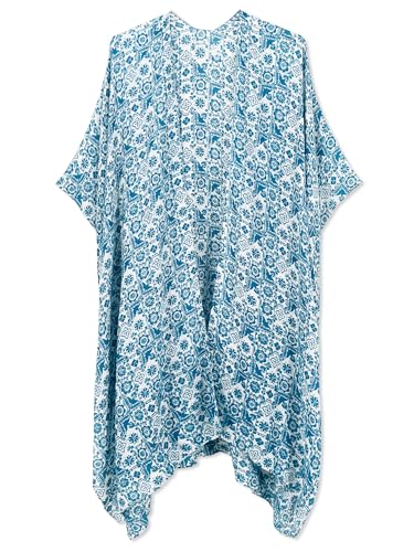 Image of Spicy Sandia Kimonos for Women Floral Beach Cover Up Loose Swimsuit Bathing Suit Coverup Cardigan for Summer Swimwear