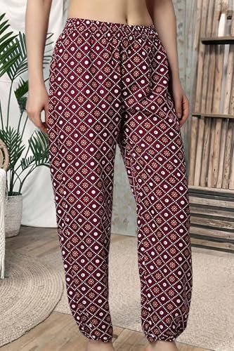 Image of POPWINGS Casual Ethnic Bagru Print Long Slit Skirts for Women || Cotton Long Slit Skirt for Women || Stylish Women Long Skirt for Summer