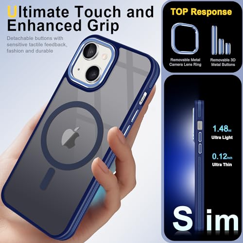 Coque iPhone 14 antichoc Fingic compatible Magsafe protection fine et mate - 6