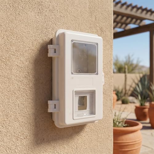 Boîtier électrique de compteur étanche pour éviter l'humidité sur mur extérieur - 6