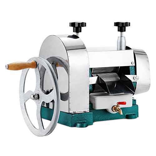 VEVOR Juicer 110LBS/H Stainless Steel SugarCane Crusher Machine Commercial Extractor, Manual, Sugar Cane