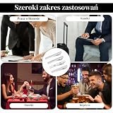 Molain 4 szt. spinek do krawatów dla mężczyzn, srebrny klasyczny zestaw, klipsy do krawata, odpowiednie na rocznicę ślubu, biznesowe, profesjonalne modne wzory