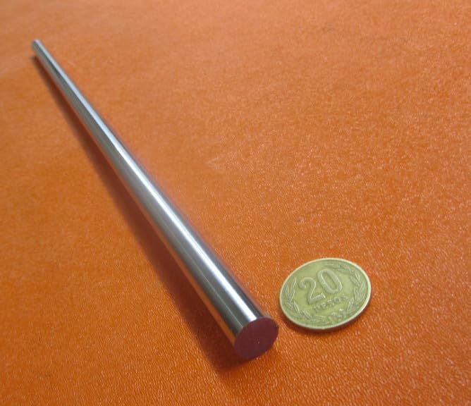 Chrome Plated 1045 Carbon Steel Shaft .500" (1/2") Diameter x 18" Long 1 pc