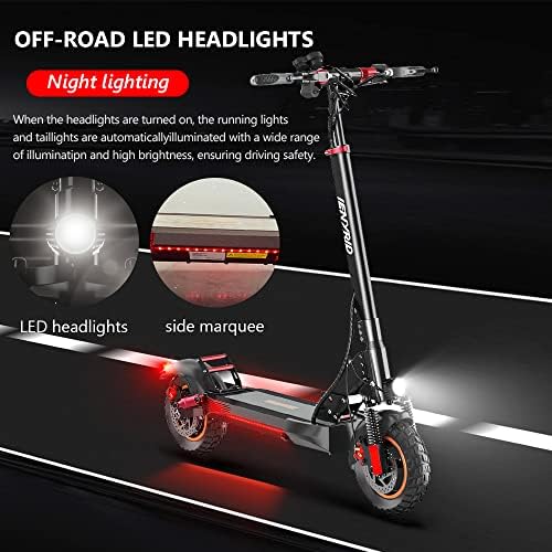 Electric Scooter Adult, E Scooter 35 km Long Range, 3 Speed Mode Adjustable,LCD Display Double Braking System,Foldable and Portable