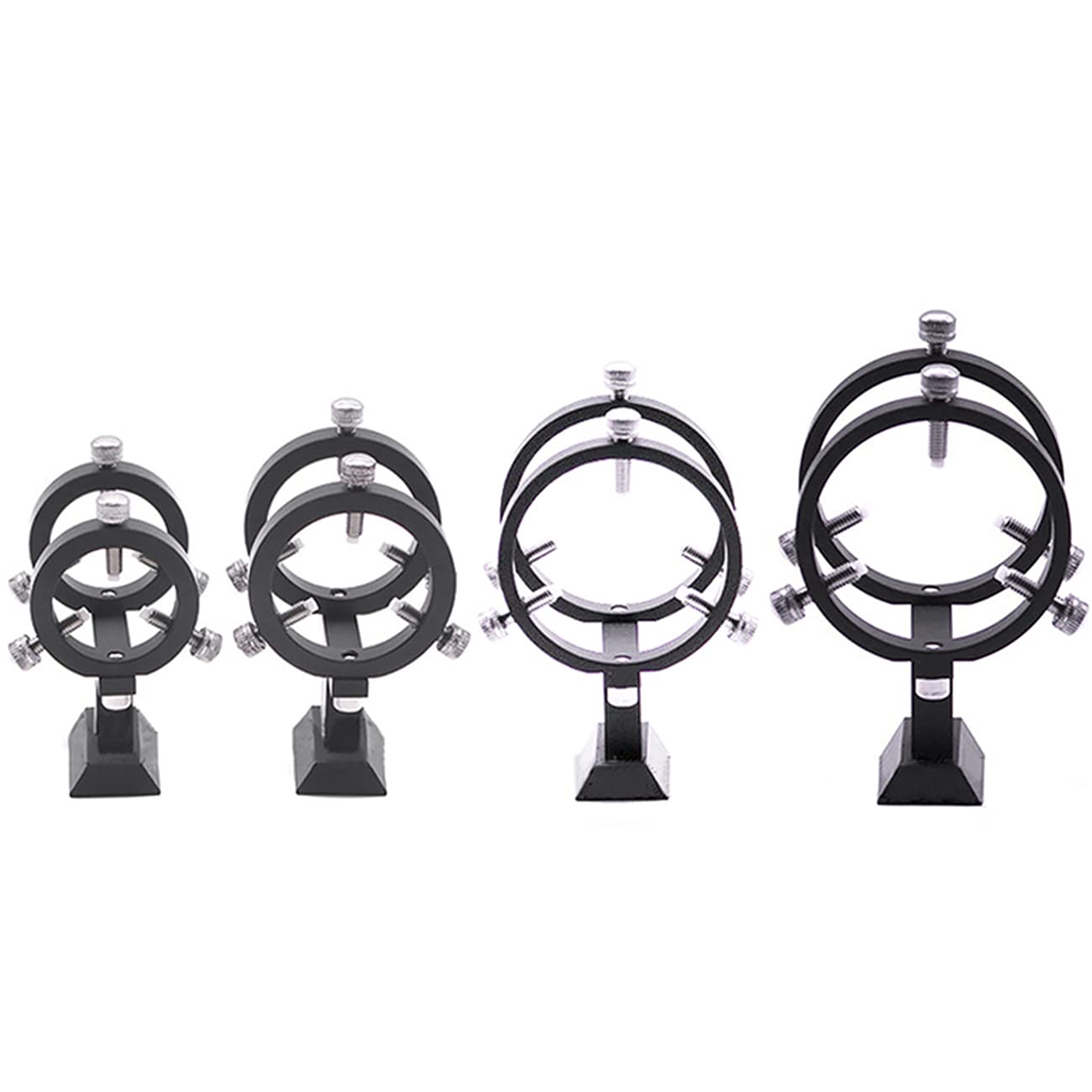 Support de viseur réglable 6 points de télescopique astronomique, 82 mm (49 Mm-81 Mm)