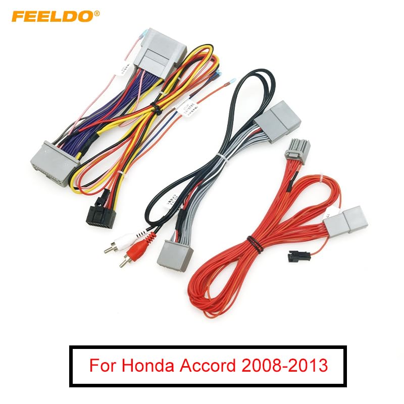 Car for Audio CD/DVD Player 16PIN Android Power Cable Adapter for Honda Accord 08-13 Radio Wiring Harness #FD6504