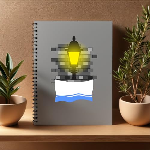 Carnet A5 Altai Republic Street Lamp Bricks ligné 100-160 pages résistant