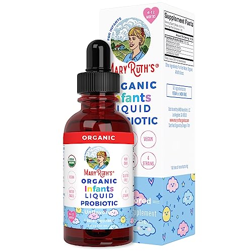 Image of Probiotics | USDA Organic Liquid Probiotic Drops | 4 Month Supply | Probiotics for Digestive Health | Gut Health & Immune Support Supplement | Vegan | Non-GMO | Gluten Free | 1 Fl Oz