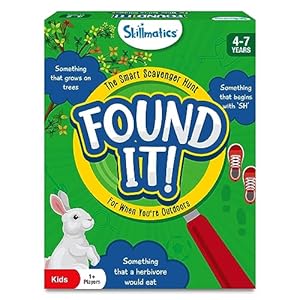 Skillmatics Card Game – Found It Outdoor, Scavenger Hunt for Kids, Boys, Girls, & Families Who Love Board Games Educational Toys, Gifts Ages 4, 5, 6, 7