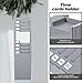 Lurrose Wall Mount Card Holder Rack for Office and Warehouse Retractable Sturdy Organizer for Employee Attendance and Card Classification Easy to Install Versatile Use