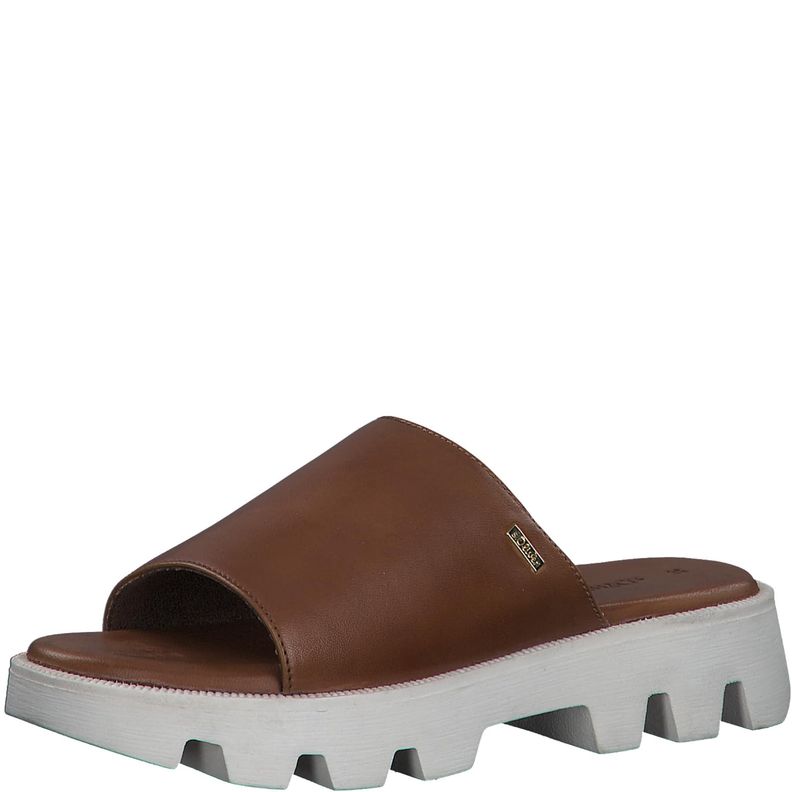 s.Oliver Women's 5-27201-42 Slide Sandal, Cognac, 5 UK