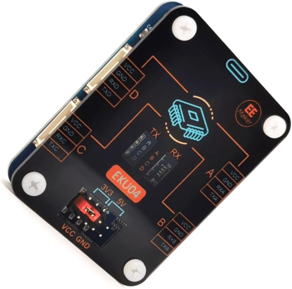 TTL Serial Interfaces Module 6Mbps Fast Speed 4 Independent Channel USB to 4CH