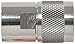 Pomona 73062 Brass N Type Straight Plug, Clamp Type, RG8/9/144/165/213/214/216/225 Cable, 50 ohms Impedance (Pack of 2)