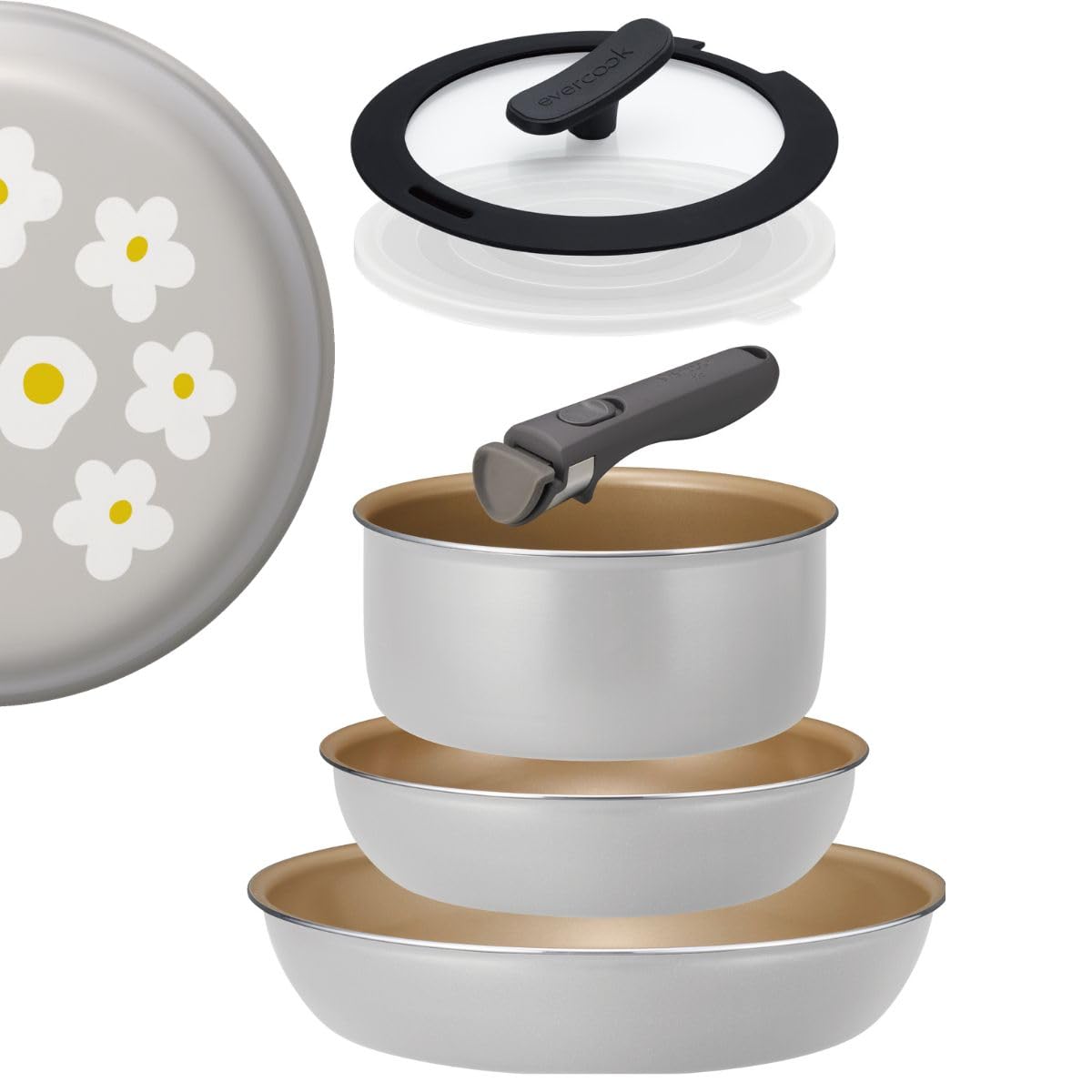 Amazon.co.jp: evercook fit エバークック フィット フライパン セット