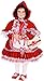 COSTUME CARNEVALE da CAPPUCCETTO ROSSO LUSSO vestito per bambina ragazza 1-6 Anni travestimento veneziano halloween cosplay festa party 50385 4 anni