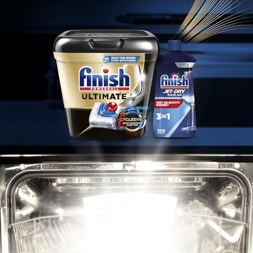 Finish Ultimate Dishwasher Pods, No Pre-Rinse Dishwasher Detergent Soap Removes Burnt-On Stain, with CycleSync Technology, Degreasing & Scrubbing Power, 76 Count - image 9