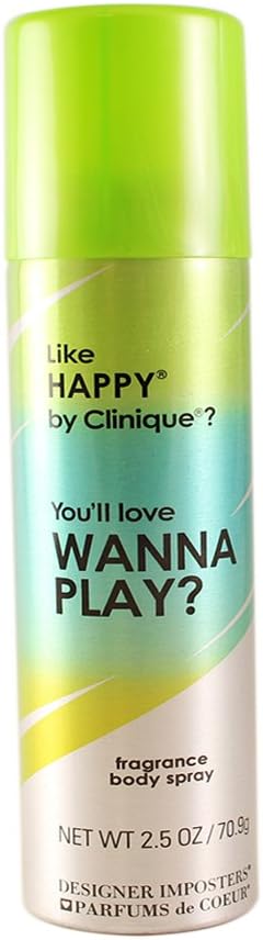 Wanna Play Gentle Deodorant Body Spray for Women, 2.5 Ounce