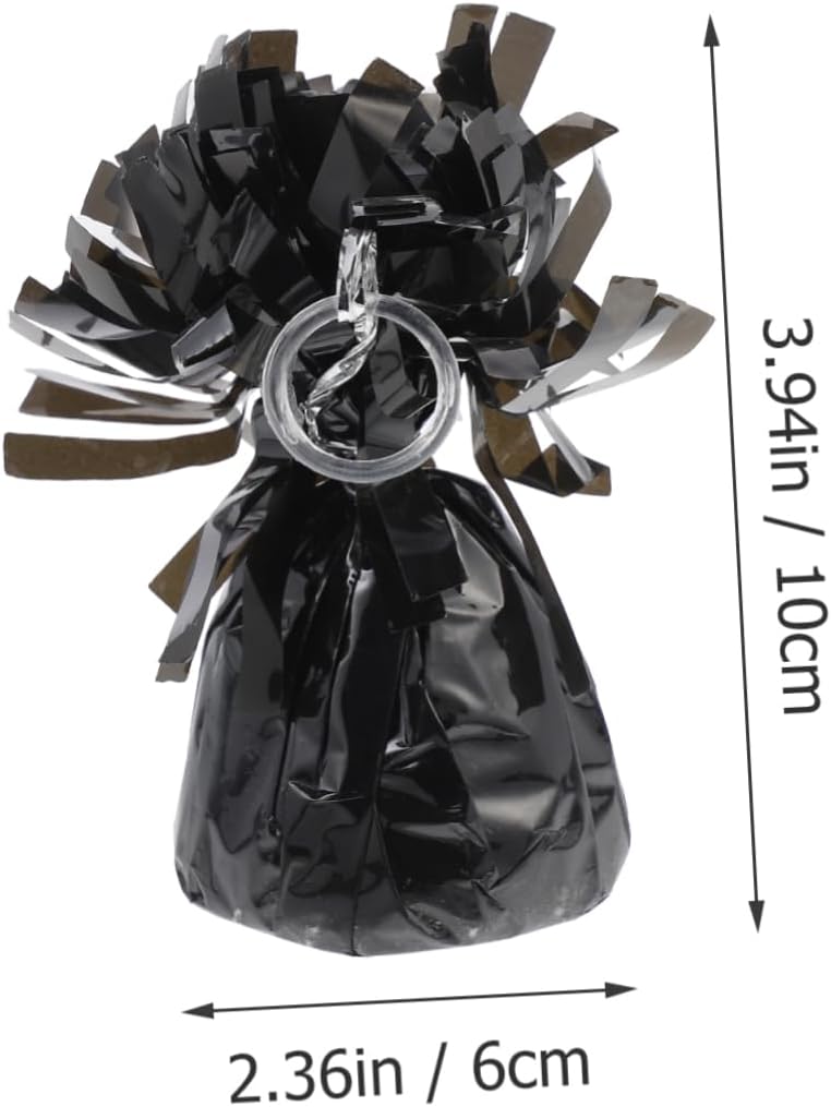 VICASKY 12pcs Aluminum Foil Balloon Weight Blocks Party Decorations for Birthdays Weddings and Celebrations Essential for Holding Helium Balloons Place