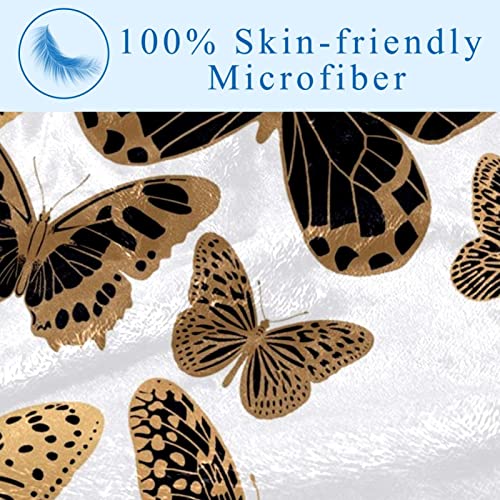 Couverture douce papillon pour des moments cocooning chaleureux au lit