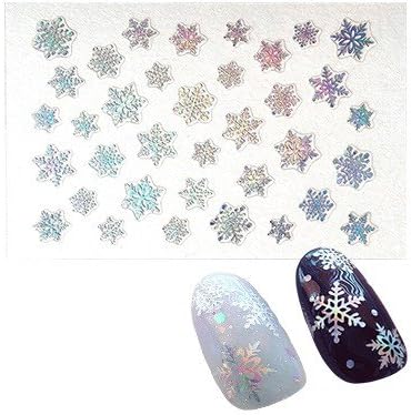 Amazon アメイリー ネイルシール No 8 9 雪の結晶 Os Amaily シール ステッカー 通販