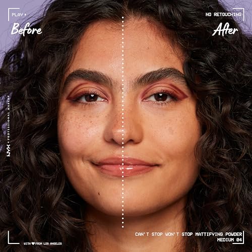 NYX Professional Makeup Can't Stop Won't Stop Polvos Matificantes, Acabado Mate, Tono Medium - imagen 2