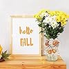 Amazon.com: AnyDesign Fall Wired Edge Ribbon Boho Floral Pumpkin Craft ...