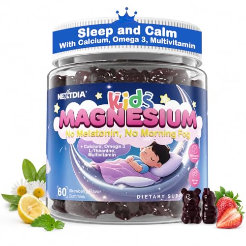 Image of Kids Glycinate Magnesium Gummies + Calcium + Omega 3, Melatonin Free