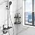 Chejiaye Peel and Stick Marble Wall Panels 11.8"x11.8"- Waterproof Self-Adhesive for Interior Wall Decor,PVC Foam Backsplash Tile for Kitchen (Not Real Tile) (White&Gray, 1.8"x11.8"x0.08"in-Thin)