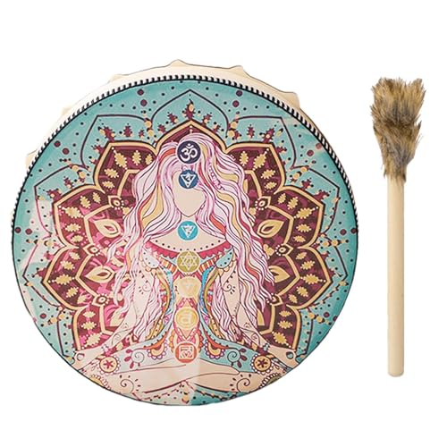 Shamanic Hand Drum - PU ���U�[�n���h�h�����A�V���[�}���c�[�� | �V���[�}�j�b�N�n���h�h�����傫�ȉ��̃��E���h�h�����A���B���e�[�W�ؐ��n���}�[�t���A�V���A�ґz�A�X�s���`���A���ȉ��y�p�i�B