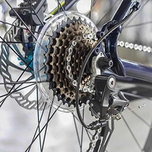 Aynefy Bike Flywheel Support,Spoke Protector, Mountain Bike Bicycle Flywheel Disc Brake Cassette Hubs Protection Cover Part Mountain Bike Mtb Disc Brake Cassette Hubs Protection Cover Tool #TOP3