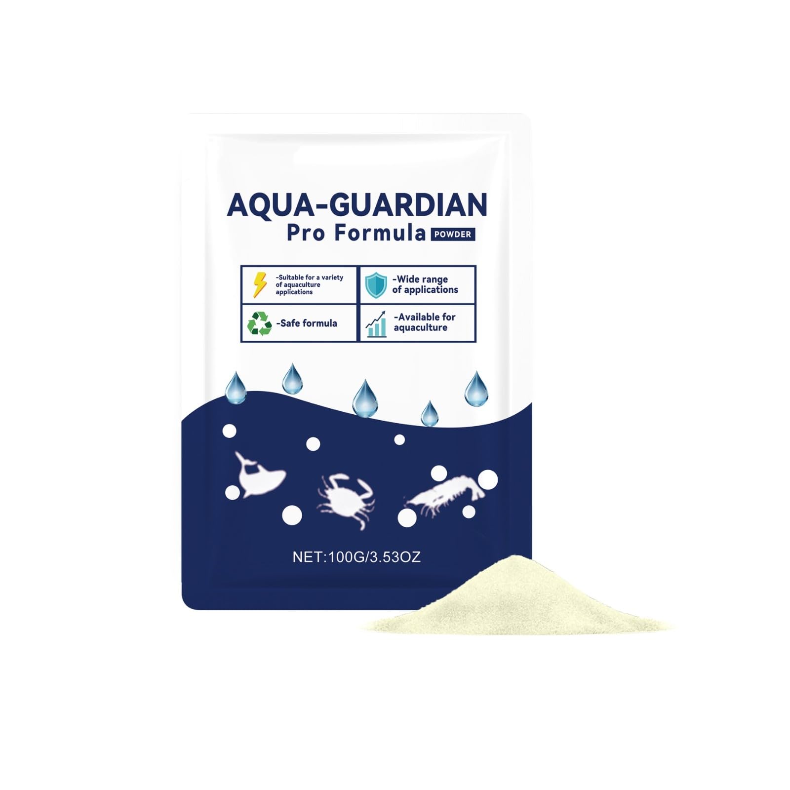 Water Clarification Quickly Purifies Making It Clear Long Lasting And Efficient. Is For Farming. Hard Shower (White, 17cm)