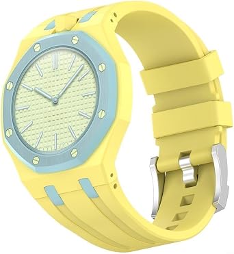 Silicone Watch Strap For Swatch And AP Royal Smart Watches, Silicone Adjustable Replacement Wristband