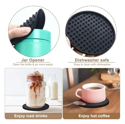 Dessous de verre en silicone de qualité pour protection de table - 7