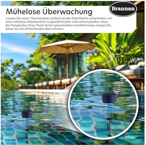 Brannan Schwimmendes Thermometer für (Whirl-) Pools und Teiche