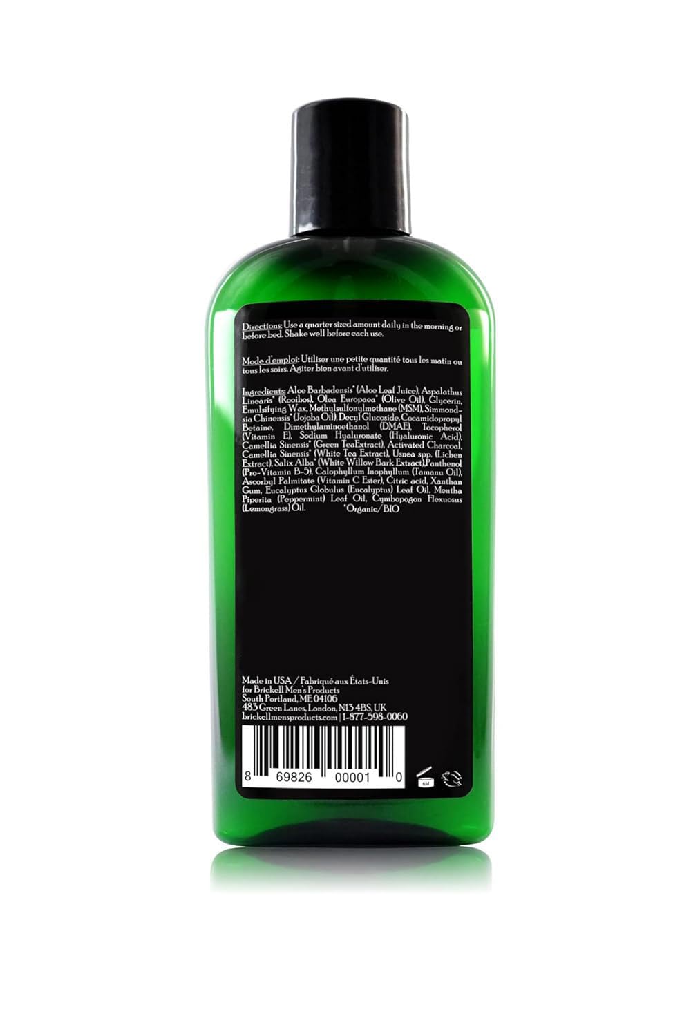 Brickell Men's Purifying Charcoal Face Wash for Men, Natural and Organic Daily Facial Cleanser, 8 Ounce, Scented - Image 5