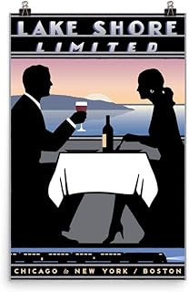 Vintage Poster - Lake Shore Limited 0192 - Enhanced Matte Paper Poster (24x36)
