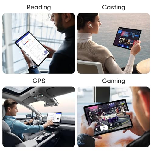 xiskt Tablet, 6+8GB (Expanded) RAM 256GB ROM, 11 Inch Android 13 Tablets with Octa-Core Processor, 2K Display, 13MP+5MP Camera, 18W Fast Charging, 7500mAh, GPS, WiFi, BT 5.0, Dual SIM, 2.4G/5G WiFi by xiskt - Image 6