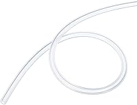 Vista 19 de YOKIVE Tubo de silicona, transferencia de agua, ideal para bomba (transparente, 0.020 x 0.079 in IDxOD, 3.3 ft)