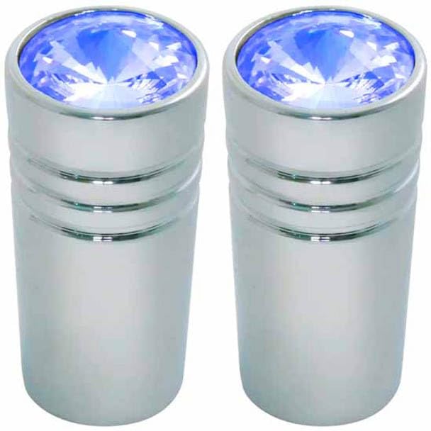 Replacement for Peterbilt 362 Year 1996 Chrome Short Toggle Switch Extensions 2 .25IN WBLUE Jewel by Technical Precision