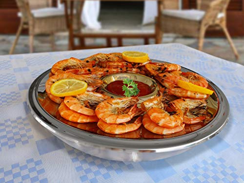 Maverick Unity Shrimp Cocktail Serving Dish And Bowl With Ice - Elegant And Large Platter For Seafood, Oysters, Crawfish, Veggies, Fruits, Salads. #TOP7