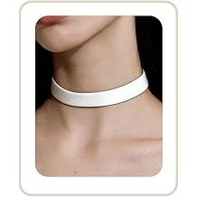 Leather Choker for Women Gothic Choker Necklace Adjustable Leathe Necklace Fashion Punk Jewelry Retro Simple Style Minimalist Goth 90s Layering Collar